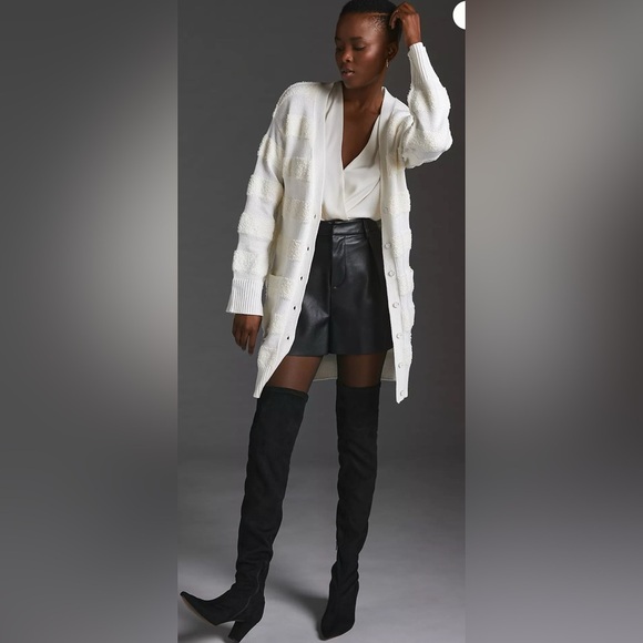 Daily Practice by Anthropologie Striped Cardigan Sweater, Size M - Picture 1 of 14